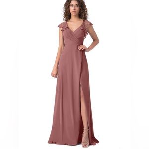 Azazie Yoko Desert Rose Dress